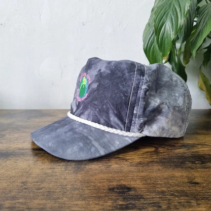 Vintage American Trucker Hat Snapback cap one size grey Butler National Western Open golf