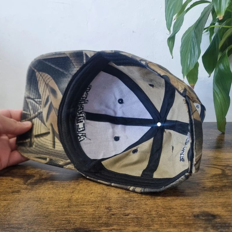 Vintage American baseball Hat Snapback cap one size adjustable khaki black realtree ac delco