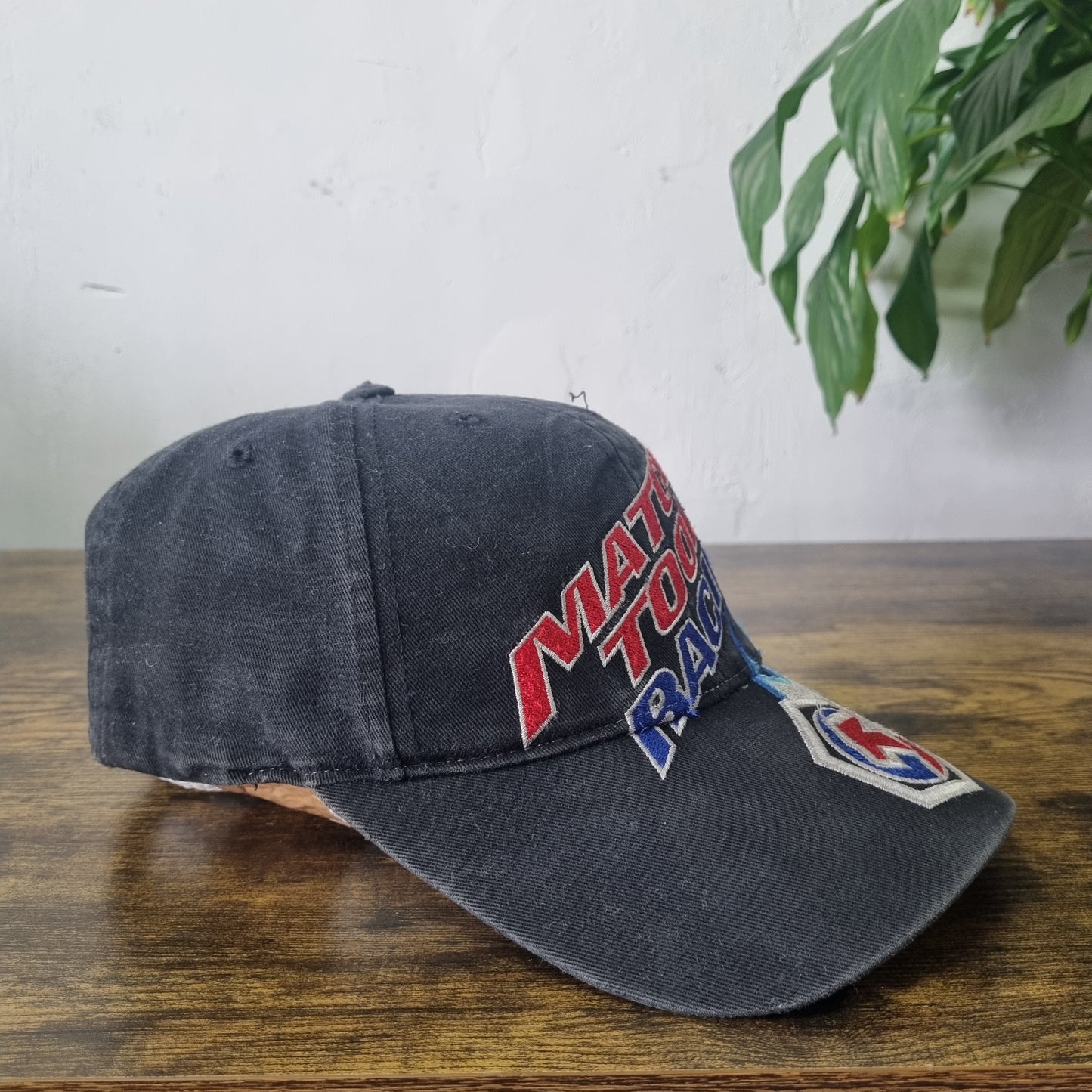 Vintage American Trucker Hat Snapback cap one size adjustable faded Black Matco