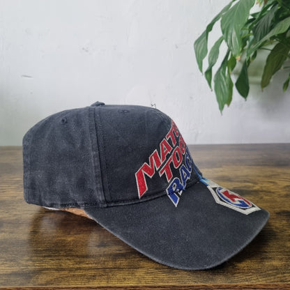 Vintage American Trucker Hat Snapback cap one size adjustable faded Black Matco