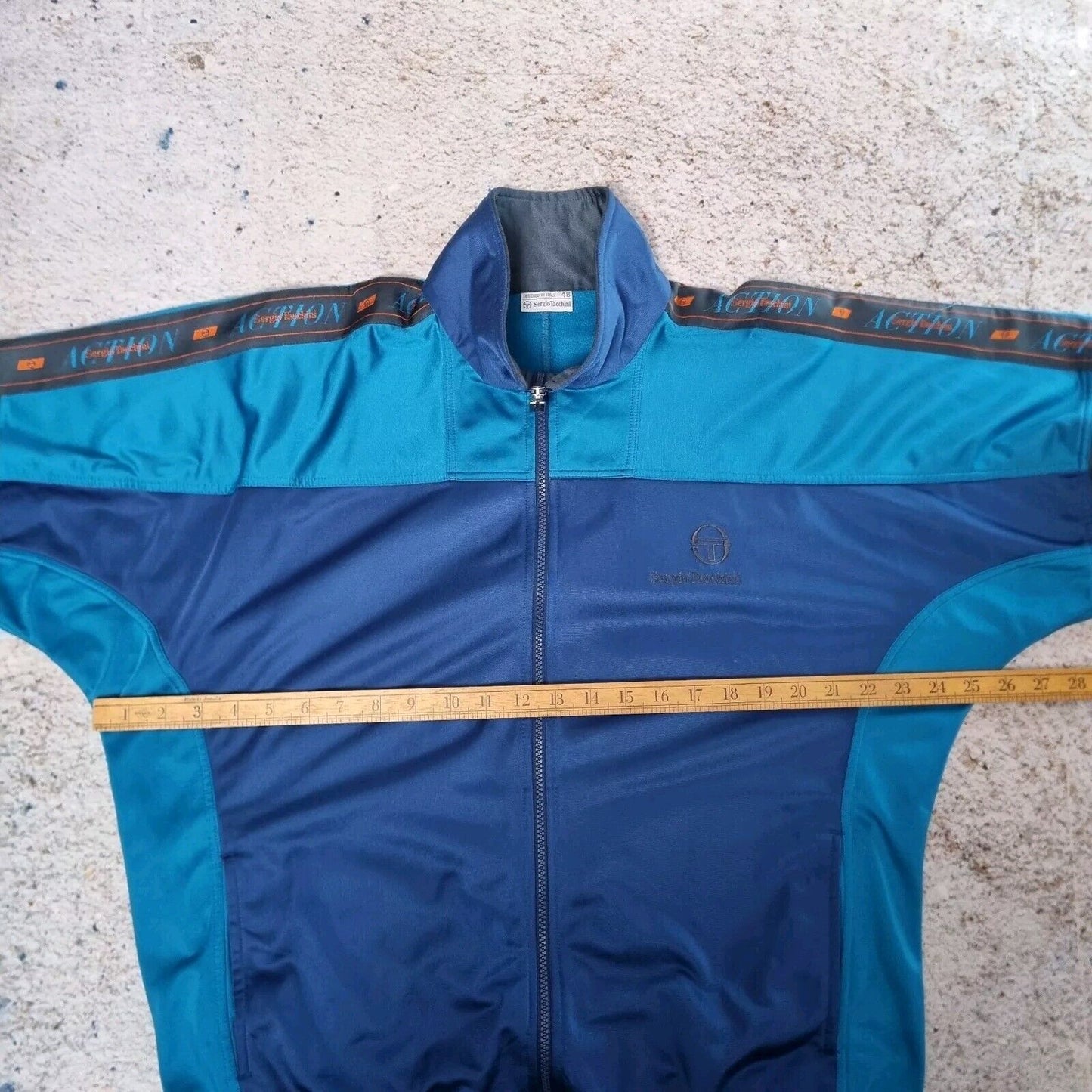 Sergio Tacchini Vintage Track Top Jacket - Size 48 / Medium