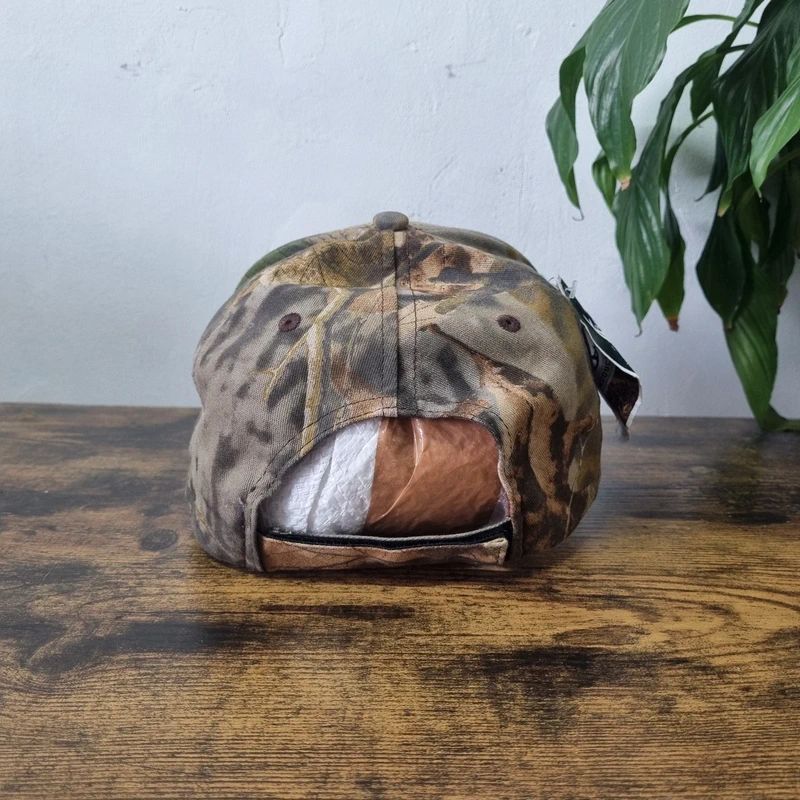 Vintage American Baseball Hat Snapback cap one size adjustable realtree camo khaki brown penske