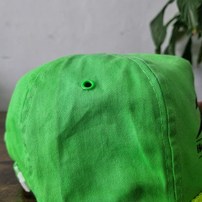 Vintage American Trucker Hat Snapback cap one size green zenith satellite