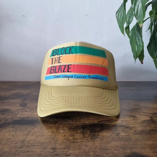 Vintage American Trucker Hat Snapback cap one size adjustable green John Wayne foundation