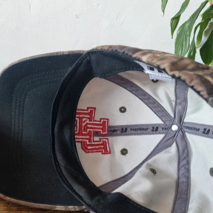 Vintage American Baseball Hat Snapback cap one size adjustable Houston Cougars khaki brown realtree