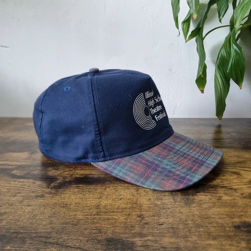 Vintage American Trucker Hat Snapback cap one size adjustable navy HS Musical festival