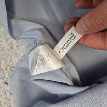 Ralph Lauren OXFORD SHIRT PLAIN  - Blue - Size 17.5