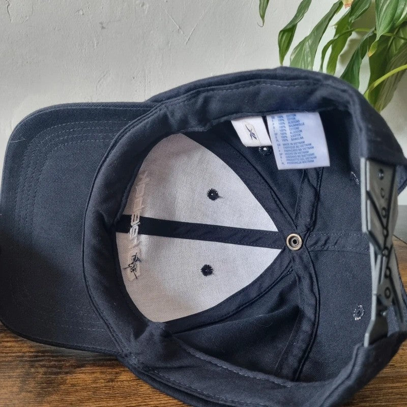 Vintage Reebok Baseball Hat Snapback cap one size adjustable navy