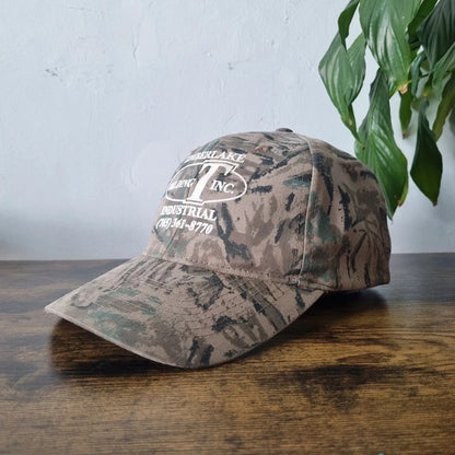 Vintage American Baseball Hat Snapback cap one size timberlake welding realtree camo khaki green
