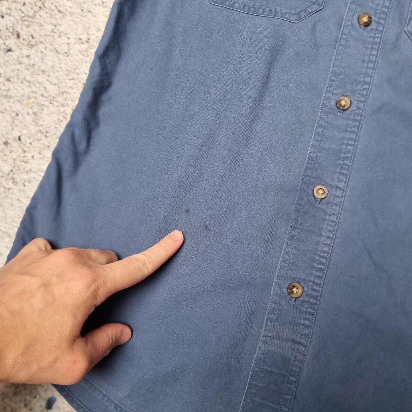 Carhartt WORK WEAR SHIRT SHORT SLEEVE - Blue - Size S