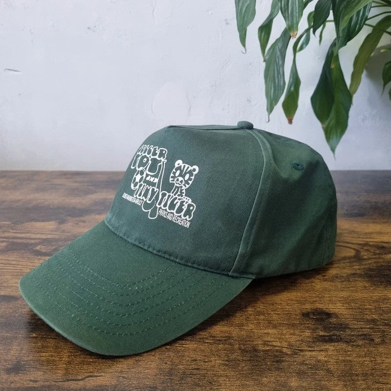 Vintage American Baseball Hat Snapback cap one size adjustable green Soccer Tots and Tiny Tigers