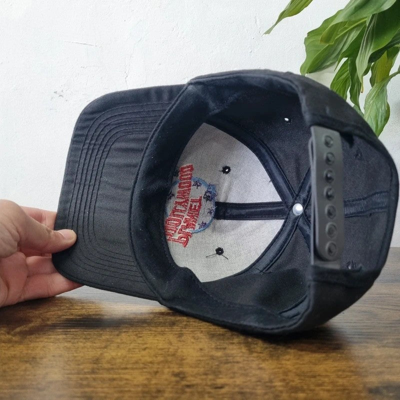 Vintage American Baseball Hat Snapback cap one size adjustable black planet Hollywood Maui