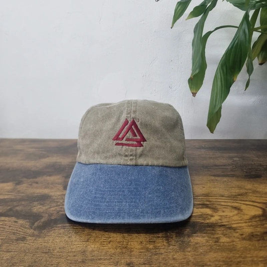 Vintage American baseball Hat Snapback cap one size adjustable khaki blue alliance capital
