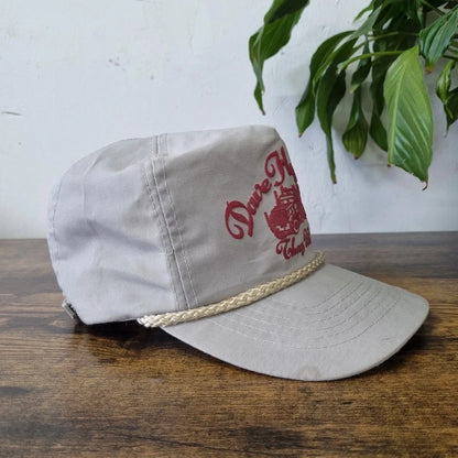 Vintage American Trucker Hat Snapback cap one size adjustable grey Haas Truck