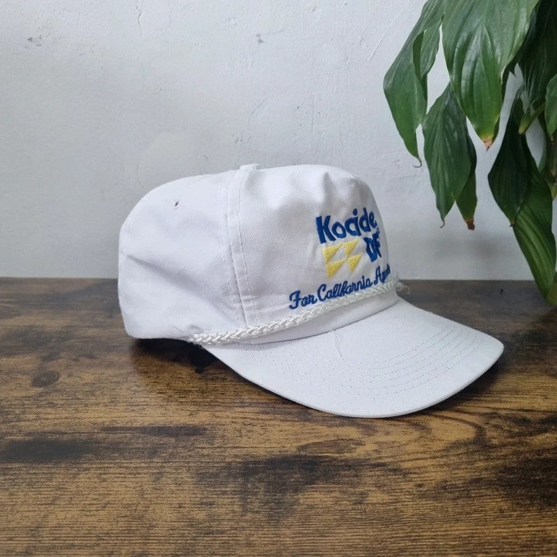 Vintage American Trucker Hat Snapback cap one size adjustable white kocide agriculture