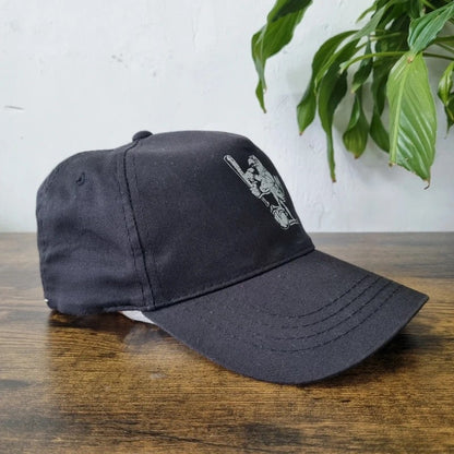 Vintage American Baseball Hat Snapback cap one size adjustable black hawk