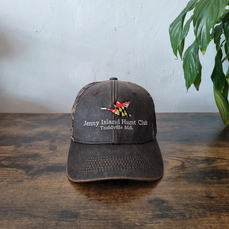 Vintage American Baseball Hat Snapback cap one size adjustable jenny island hunting realtree camo