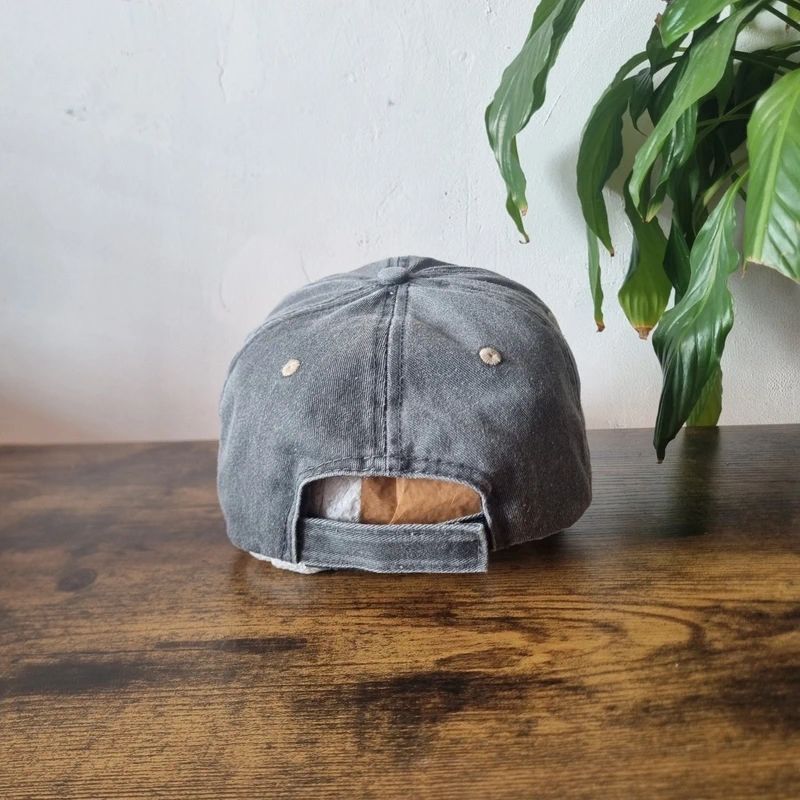 Vintage American Baseball Hat Snapback cap one size adjustable Cancun mexico grey beige
