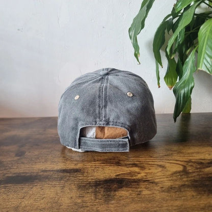 Vintage American Baseball Hat Snapback cap one size adjustable Cancun mexico grey beige