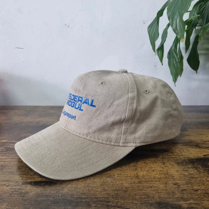 Vintage American Trucker Hat Snapback cap one size beige federal mogul