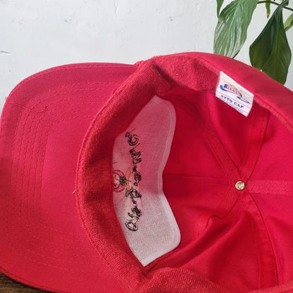 Vintage American Trucker Hat Snapback cap one size Central States Shrine Association red