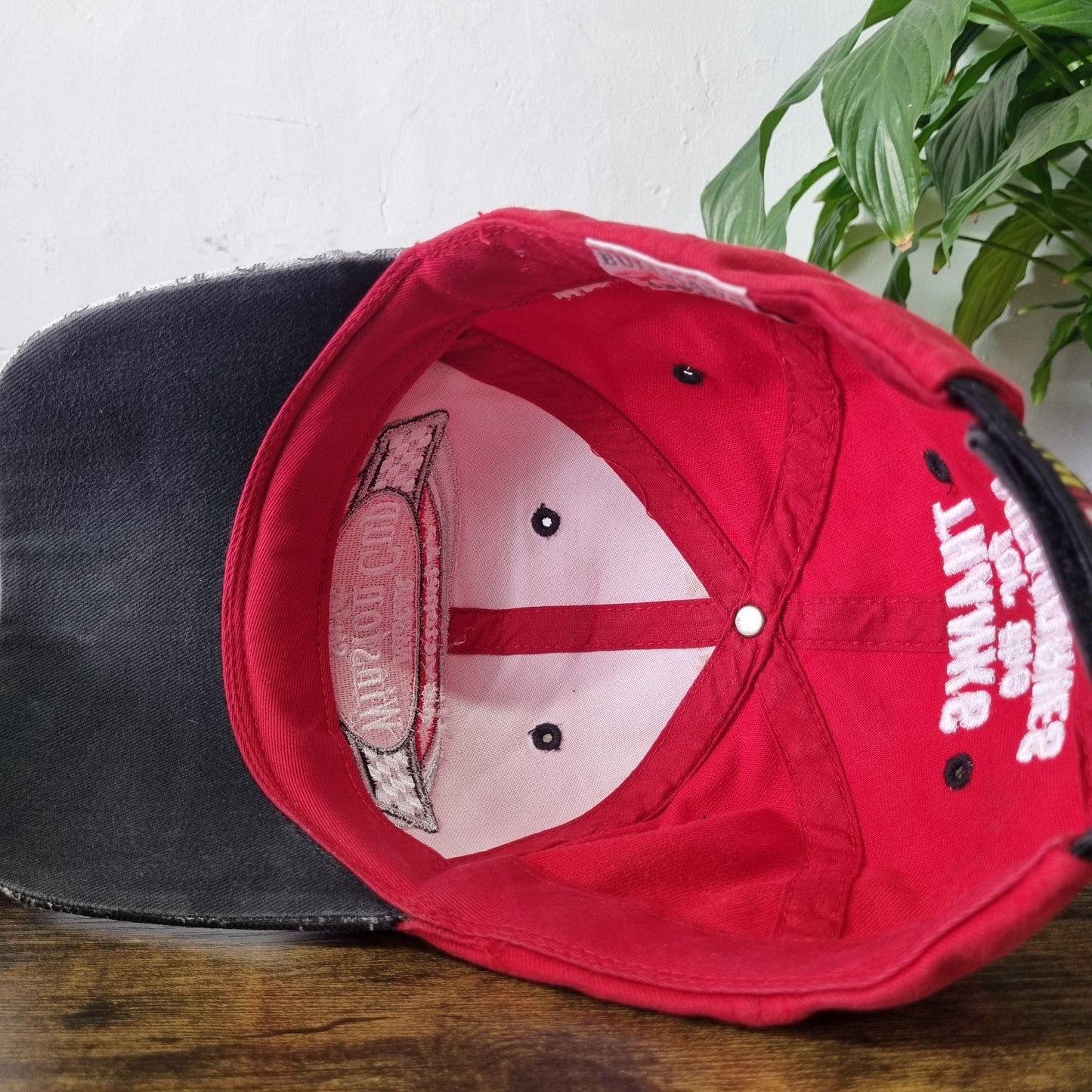 Vintage American Baseball Hat Snapback cap one size red winston cup nascar