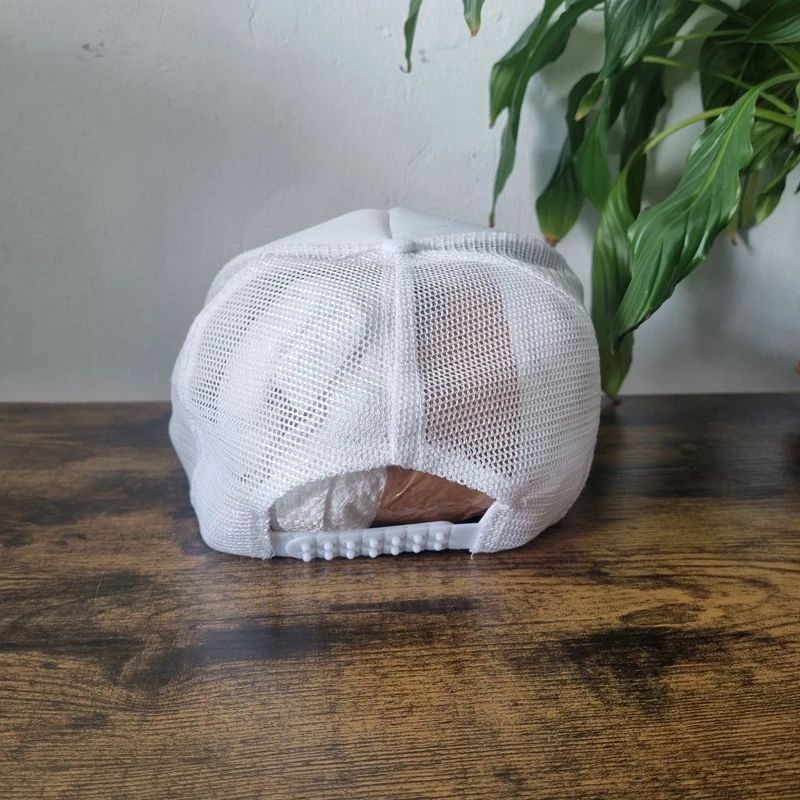 Vintage American Trucker Hat Snapback cap one size adjustable white Roy clark