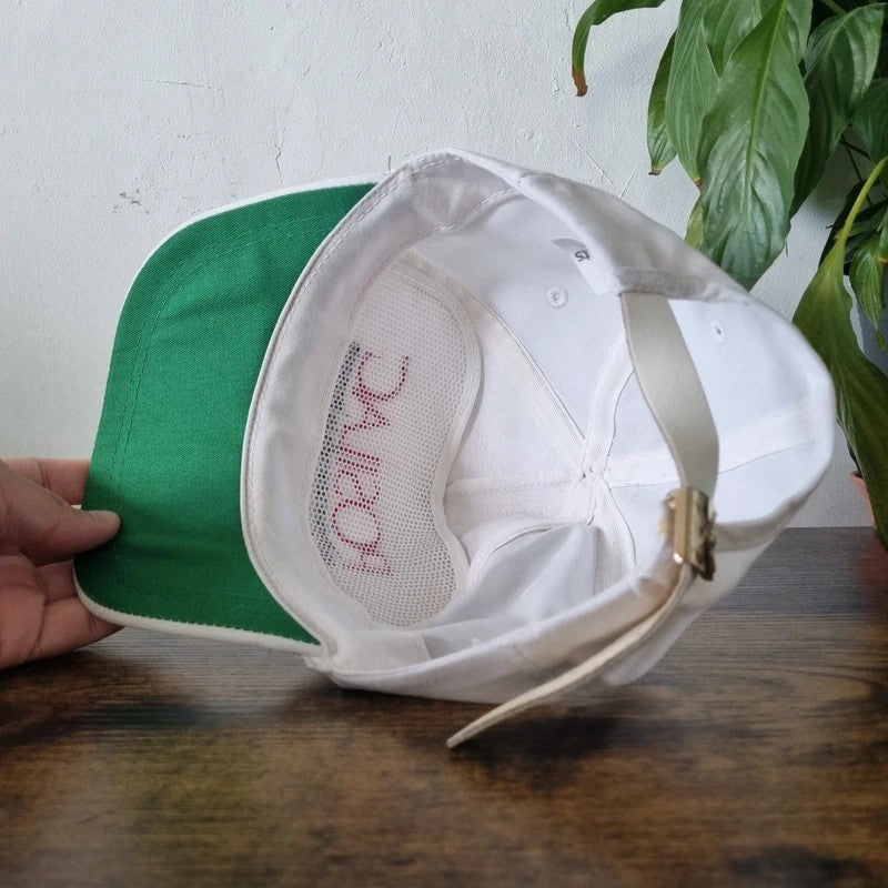 Vintage American Trucker Hat Snapback cap one size adjustable white Posilac