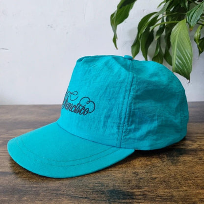 Vintage American Trucker Hat Snapback cap one size adjustable green san Francisco