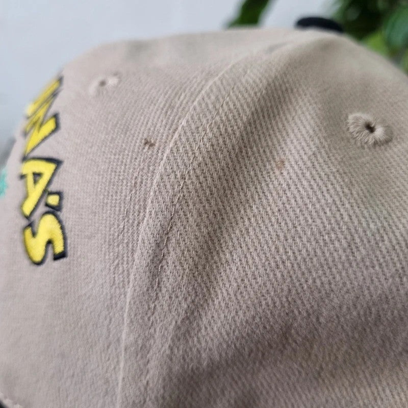 Vintage American Baseball Hat Snapback cap one size adjustable beige kahunas surf