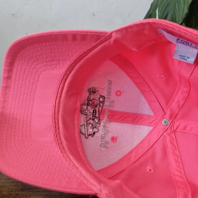 Vintage American Baseball Hat Snapback cap one size adjustable pink Martin auto museum festival