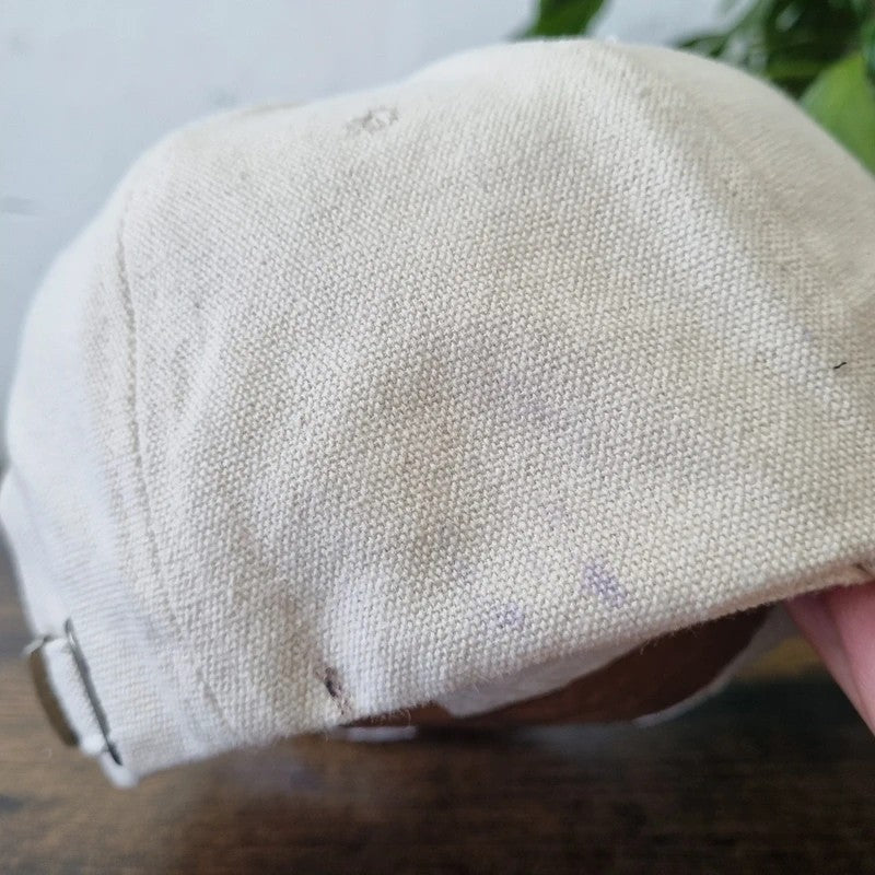 Vintage American Baseball Hat Snapback cap one size cream cayman jacket crocodile