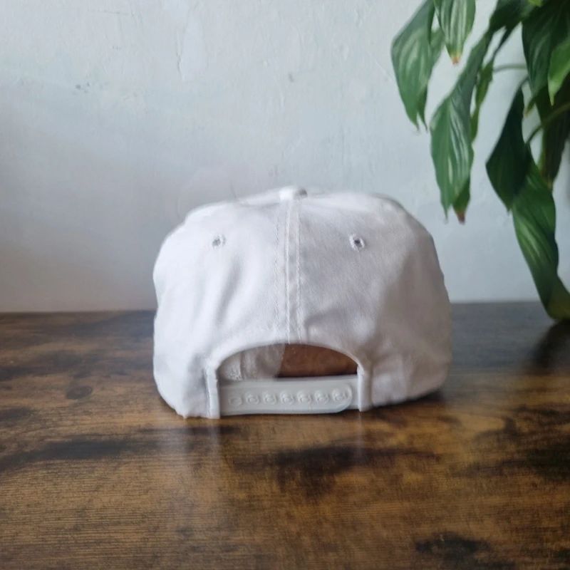 Vintage American Trucker Hat Snapback cap one size white oklahoma John hancock bowl