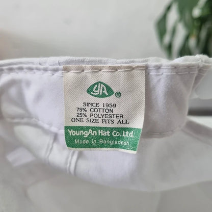 Vintage American Trucker Hat Snapback cap one size white Hagerstown kitchen