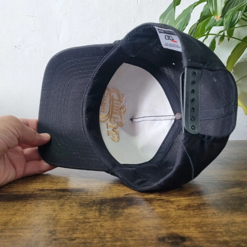 Vintage American Trucker Hat Snapback cap one size adjustable black Mel Tillis Theater