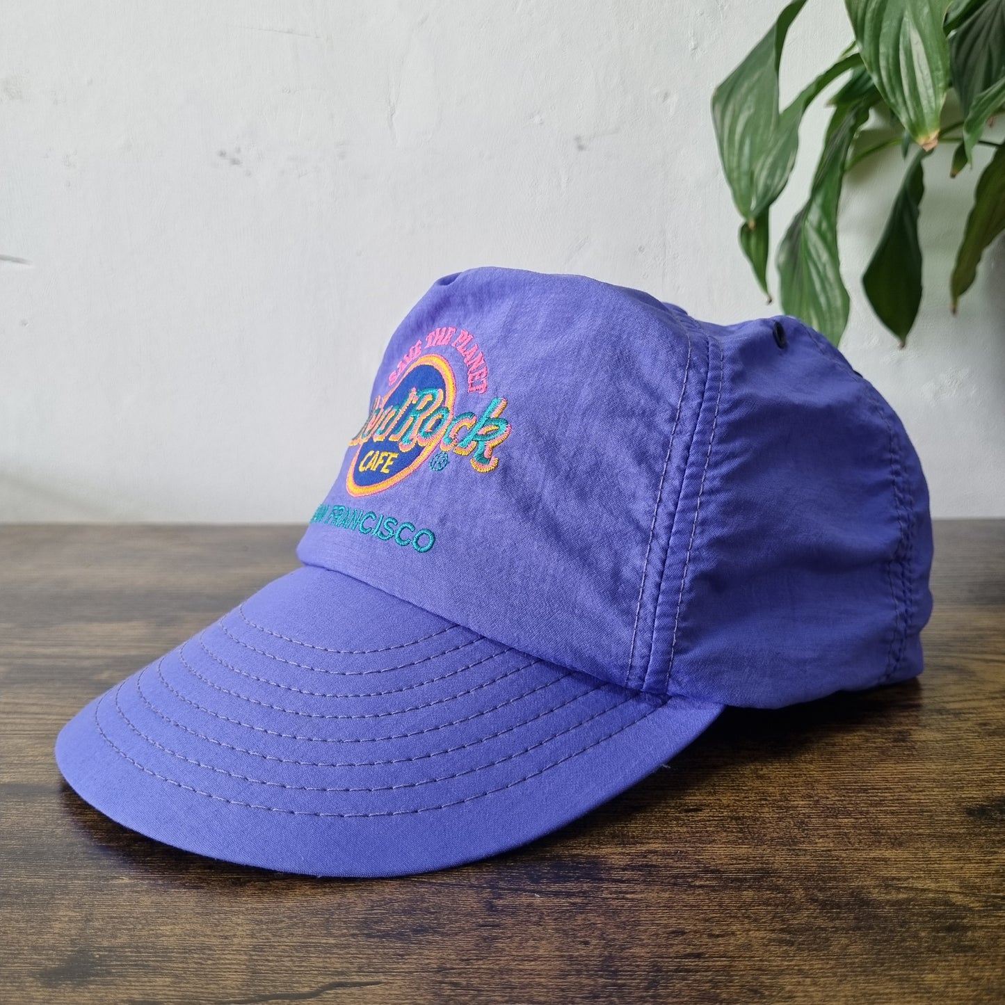 Vintage Hard Rock Cafe Trucker Hat Snapback cap one size purple  San Francisco