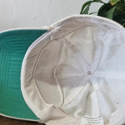 Vintage American Trucker Hat Snapback cap one size adjustable white power battery