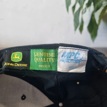 John Deere Baseball Hat Snapback cap one size adjustable black