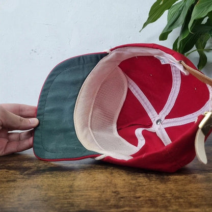 Vintage American Trucker Hat Snapback cap one size adjustable red state farm insurance
