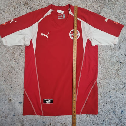 Puma SWITZERLAND JERSEY FOOTBALL SHIRT 2004 - Red - Size M