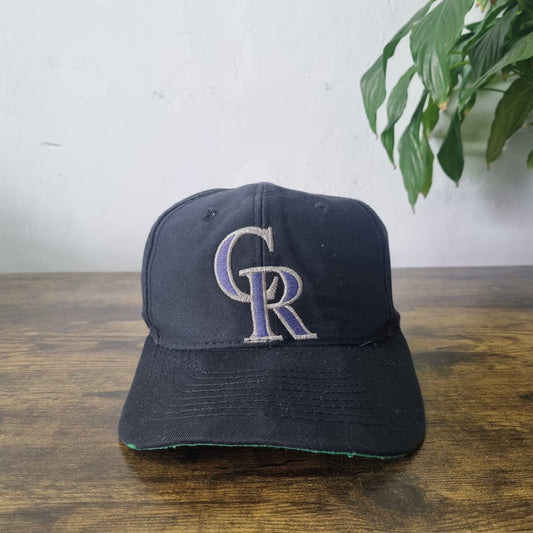 Vintage American Baseball Hat Snapback cap one size adjustable Black Colorado R