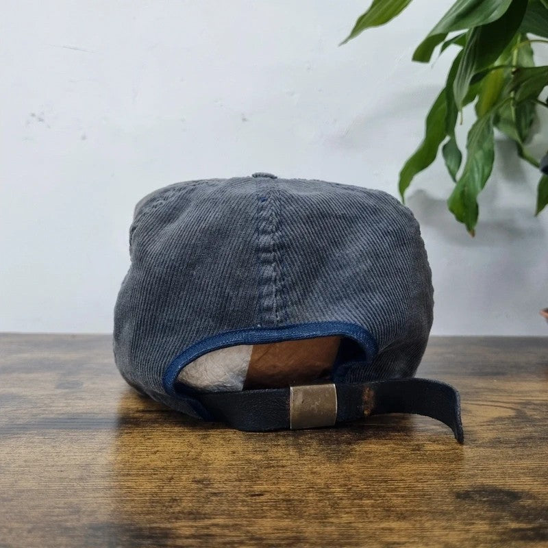 Vintage American Trucker Hat Snapback cap one size adjustable faded navy cherry bay