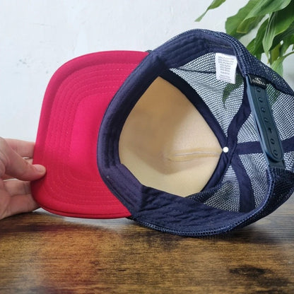 Vintage O'Neill Baseball Hat Snapback cap one size adjustable red white surf