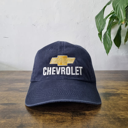 Vintage American Baseball Hat Snapback cap one size adjustable navy Chevrolet