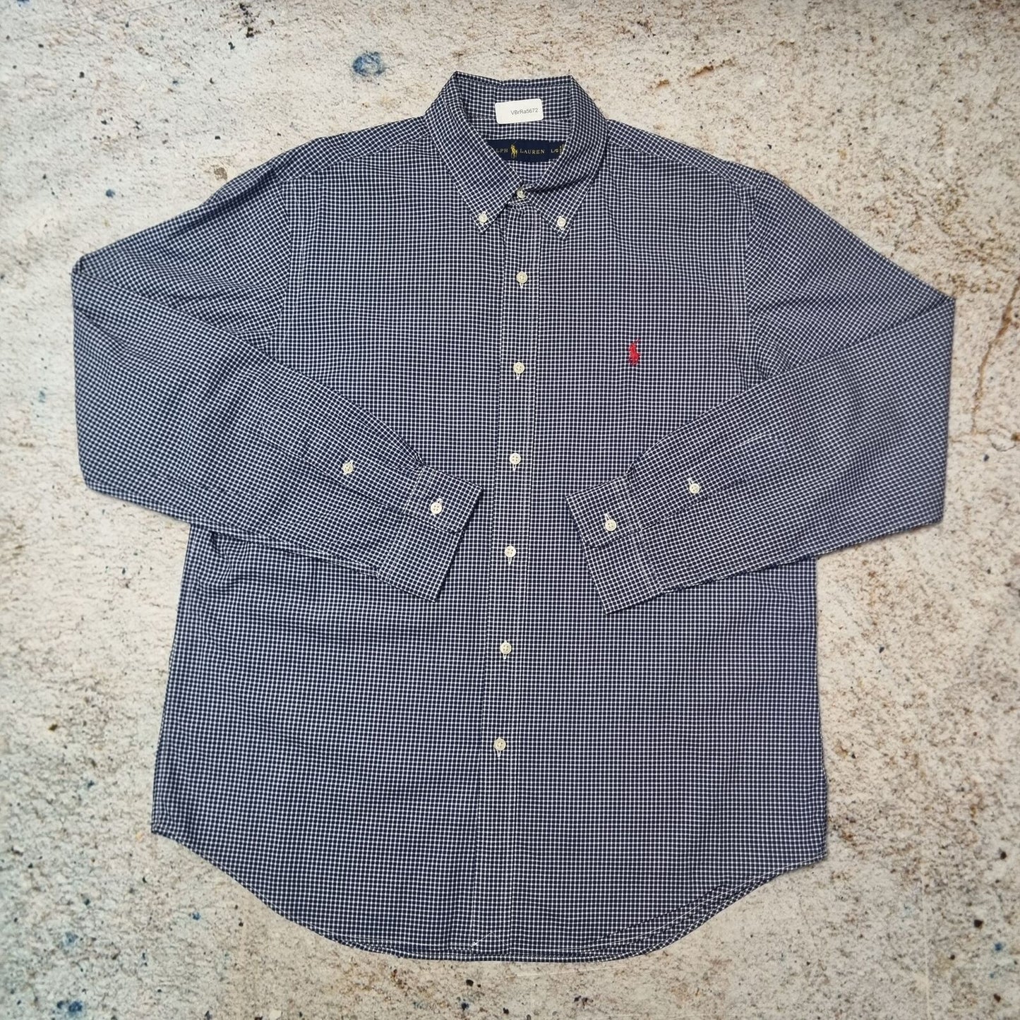 Ralph Lauren OXFORD SHIRT CHECK GINGHAM - Blue - Size L