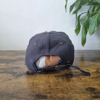 Vintage American baseball Hat Snapback cap one size adjustable navy grey jd masonry