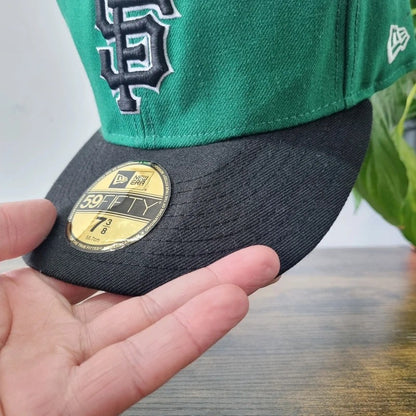New era 59fifty Baseball Hat Snapback cap one size 7 3/8 green sands Francisco giants