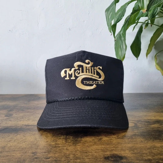 Vintage American Trucker Hat Snapback cap one size adjustable black Mel Tillis Theater