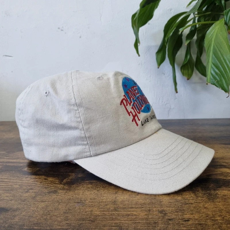 Vintage American Baseball Hat Snapback cap one size planet Hollywood lake taho