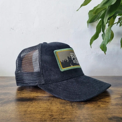 Vintage American Baseball Hat Snapback cap one size adjustable black hood river
